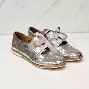 Arizona Jean Co. | Oxford Metallic lace-up dress shoes Size 7.5